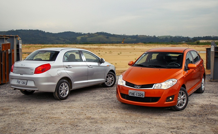 Chery Celer chega importadonas versões hatch e sedã, com status de carro nacional (Rafael Munhoz) Chery Celer 1